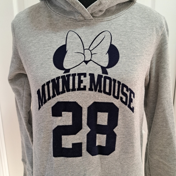Uniqlo x Disney Minnie Mouse Sweatshirt Dress Women's Medium Hoodie Grey Tunic - Picture 2 of 12